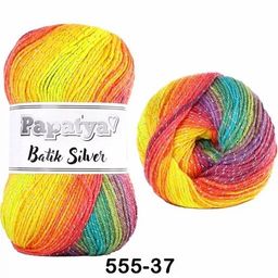 BATIK SILVER PAPATYA - Kamgarn фото 14