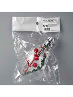 Ёлочный шар «Ягоды», 5 LED, от батареек, свечение тёплое белое