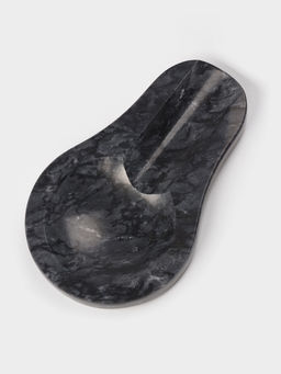 Подставка под ложку Magistro Marble, мрамор, 16.5×10×1.8 см, чёрная