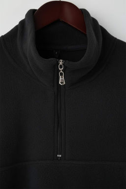 Siyah Regular/Normal Kesim Dik Yaka Fermuarl? Dikis Detayl? Polar Sweatshirt TMNAW26SW00036 - Trendyolmilla фото 3