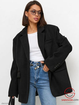 Пиджак пальто на пуговицах