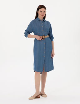 Mavi Comfort Fit Jean Elbise - Pierre cardin фото 3