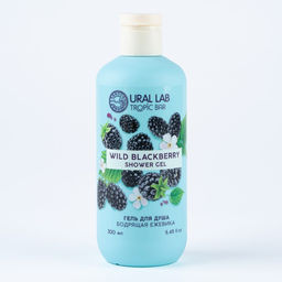 Гель для душа женский, 300 мл, аромат бодрящей ежевики, URAL LAB