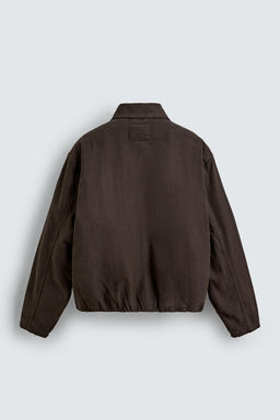 CROPPED FIT JACKET WITH FIREMAN CLASP - Zara фото 18