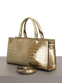 LACCOMA сумка WJC7338-13-золотистый эко кожа хлопок фото 3