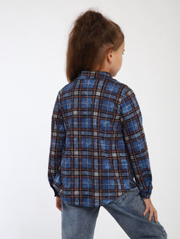 РБ019 Рубашка "Вегас" (синий)