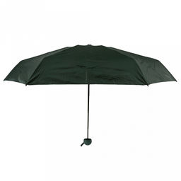 Зонт-мини механический Палитра UPF50+ ткань эпонж (полиэстер) + черное УФ-покрытие, 6 лучей, д/купола 90см, 5 сложений, 18см в сложенном виде, механизм против ветра, ручка с покрытием soft-touch, цвет темно-зеленый, 218гр (Китай) - Домашняя Мода фото 2