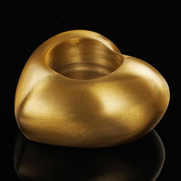 Подсвечник Сердце, на 1 свечу, 8.5?9?4 см, алюминий