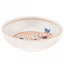 Магнолия Блюдце-розетка для варенья фарфоровое д9,5см h3,1см, с деколью, отводка (Китай) - Домашняя мода фото 3