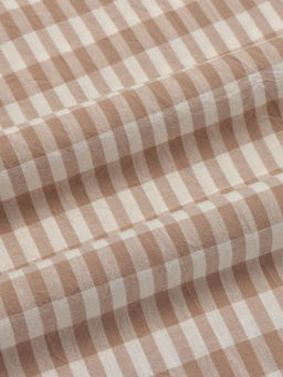 Пододеяльник 2-спальный Этель Beige cage, 180220 см, жатый хлопок  фото 6