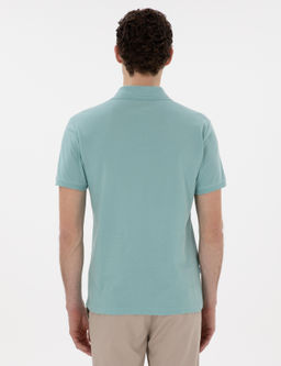 Koyu Mint Slim Fit K_vr_lmaz Polo Yaka Basic Ti__rt - Pierre cardin фото 12