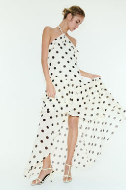 Vestido halter de volantes - H&m фото 6