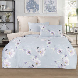 Постельное белье Мирра (сатин Престиж) Семейный/Пододеяльник (молния): 2 шт. - 215*145; Простыня: 1 шт. - 220*240; Наволочка (клапан, ушки): 2 шт. - 70*70; Наволочка (клапан): 2 шт. - 50*70 Престиж