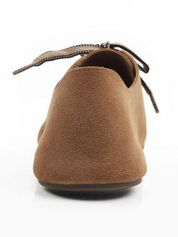03-1-5A LT. BROWN (CAMEL) Полуботинки женские (натуральная замша)