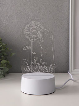 Светильник 3D RISALUX Суслик и ромашка, LED-ночник, RGB, от сети, 9.5?10.1?17 см  фото 2