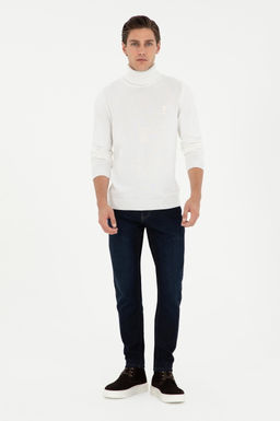 Мужской белый базовый свитер Неожиданная скидка в корзине - U.s. polo assn фото 4