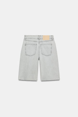SHORTS Z1975 DENIM TIRO MEDIO / Gris claro - Zara фото 4