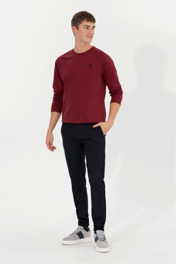 Мужские темно-синие брюки из плотной ткани - U.s. polo assn фото 3