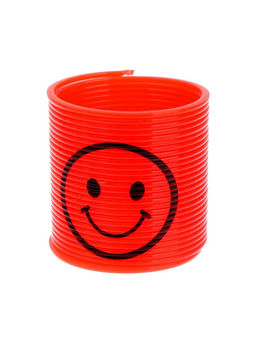 Цена за 10 шт. Пружинка - радуга Смайлики, d=3 см, в шоубоксе, МИКС - Funny toys фото 4