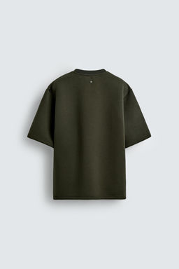 STUDDED NEOPRENE-EFFECT SWEATSHIRT - Zara фото 9