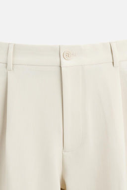 RELAXED FIT PLEATED TROUSERS - Zara фото 15