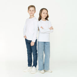 Джемпер детский белый