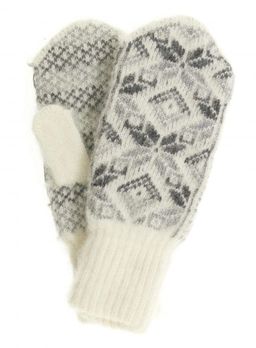 Варежки женские "Звезды с ромбами" ПП 3229-2