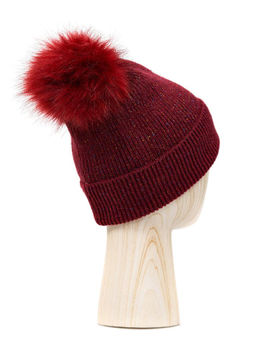 Шапка жен. шерсть+нейл+акр+люр LB-D77103 bordo - Labbra фото 2