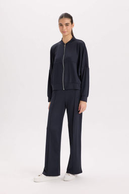 Wide Leg Genis Bol Paca Esofman Alt? Basic Duz Beli Lastikli Bagc?kl? - Defacto фото 2