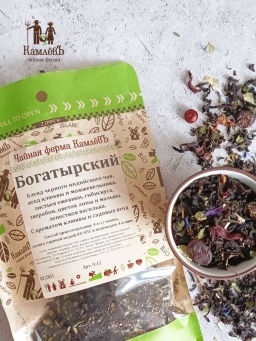 КамлёвЪ Черный чай крупнолистовой Богатырский, 500 г