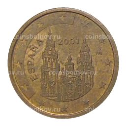 2 евроцента 2001 года Испания