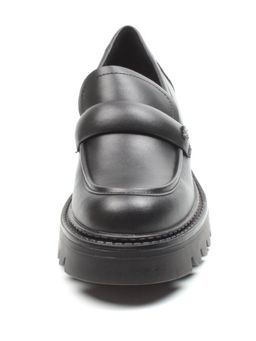 03-C1816-1 BLACK Лоферы женские (натуральная кожа)