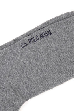 Мужские серые меланжевые носки Неожиданная скидка в корзине - U.s. polo assn фото 3