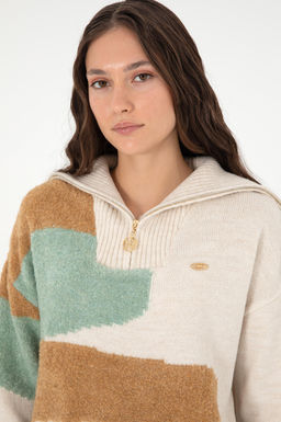 Женский кремовый свитер - U.s. polo assn фото 2