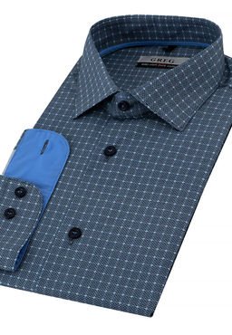 Сорочка мужская длинный рукав GREG 325/131/9383/Z/1p_GB  фото 3