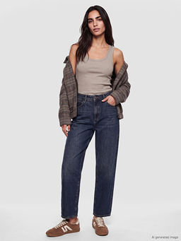 Boyfriend Fit Kad?n Jean Pantolon