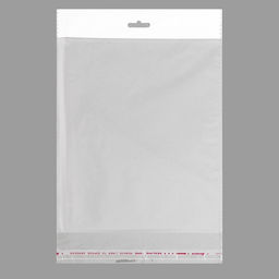 Цена за 100 шт. Пакет БОПП с клеевым клапаном, прозрачный для фасовки и упаковки, 16×18/4 см, еврослот, 25 мкм