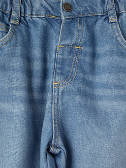 Baggy Fit Erkek ?ocuk Jean Pantolon