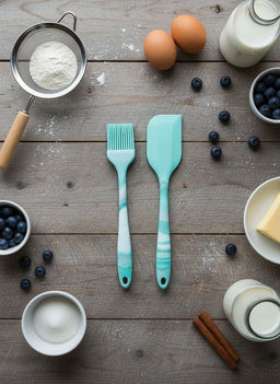 Цена за 2 шт. Набор кисточка+лопатка OLS-014-5