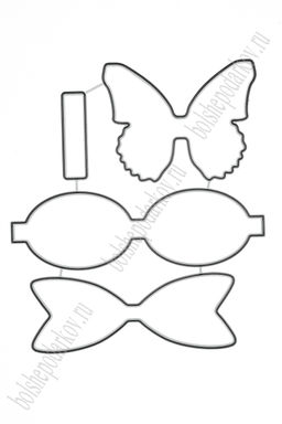 Форма для вырубки "Заготовка для бантика" 11*13,1 см (SF-7793) №16