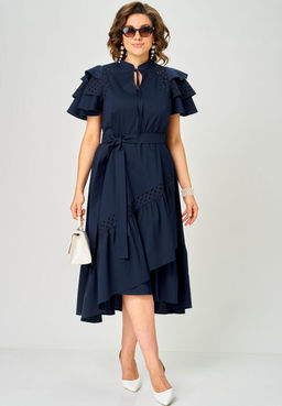 Платье EVA GRANT 7297 синий