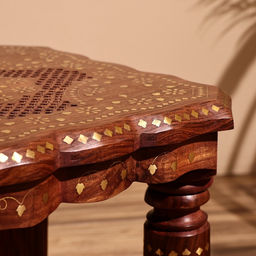 Столик кофейный, 38×38×38 см, дерево шишам