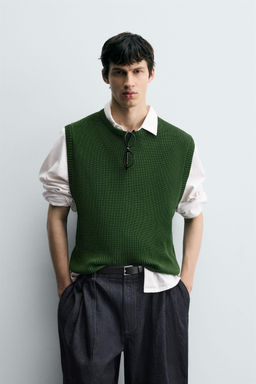 VISCOSE BLEND KNIT VEST - Zara фото 2