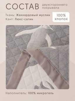 Покрывало двухстороннее и две наволочки Aurora Veil PAV001 220*240 - Ситрейд фото 6