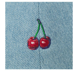 Бейсболка DJINNS арт. Dad Cap DNC Cherry (голубой)  фото 4