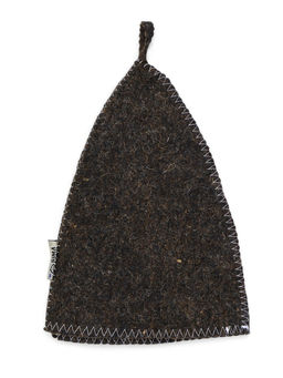 Цена за 2 шт. Шапка для бани и сауны «Классическая», шерсть 100%, серая