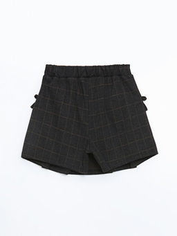 Beli Lastikli Ekose K?z ?ocuk ?ort Etek - Waikiki фото 3