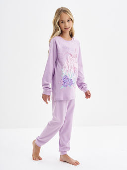 Сиреневая пижама для девочки с единорогом - Kogankids фото 3