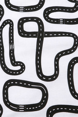 КПБ с простыней на резинке арт. КПБ-ПР/дорога