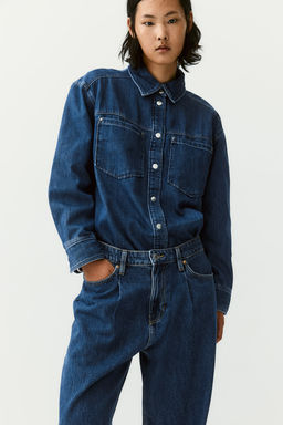Pantalon denim de corte holgado - H&m фото 2